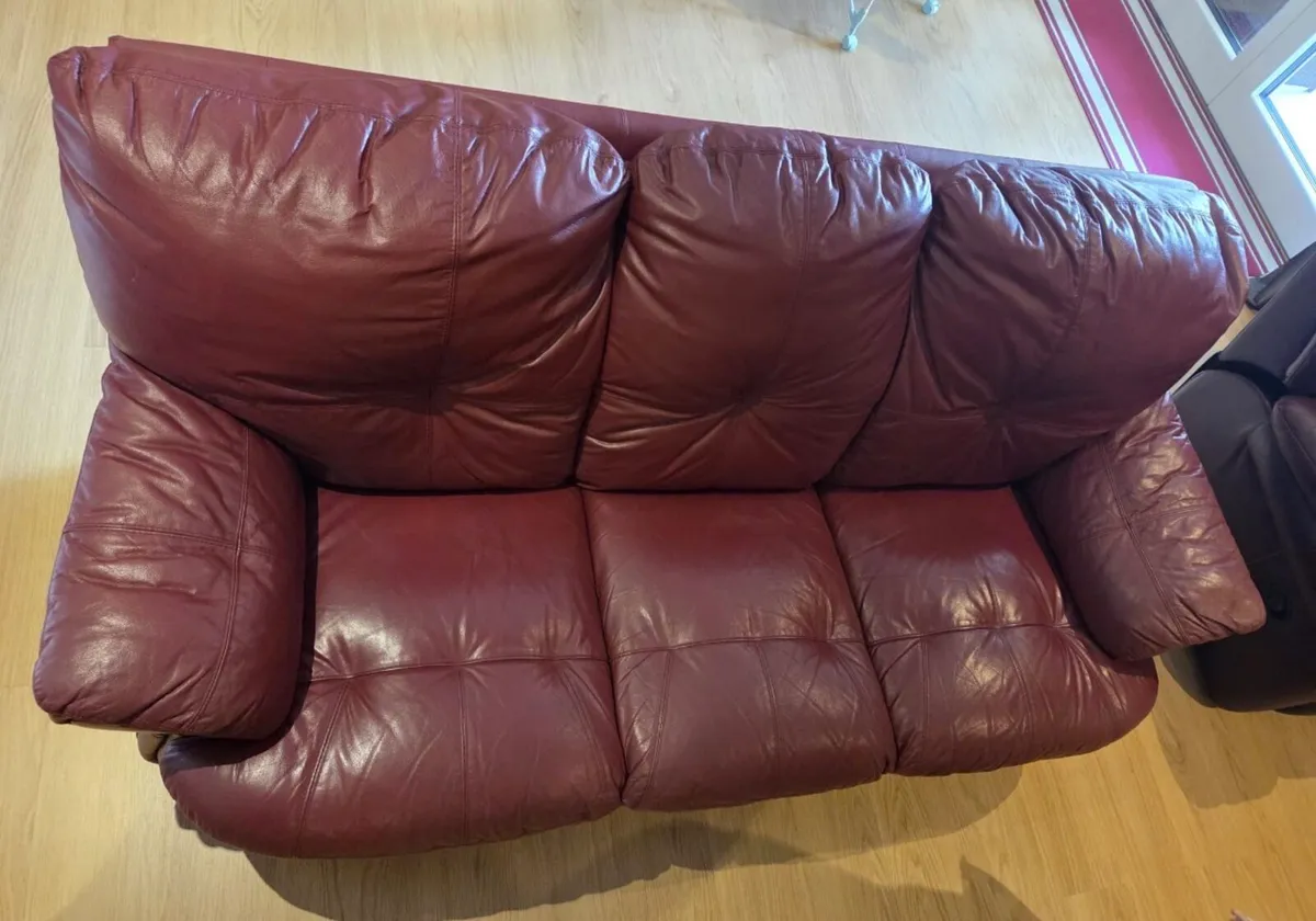 Leather Sofa - Image 1