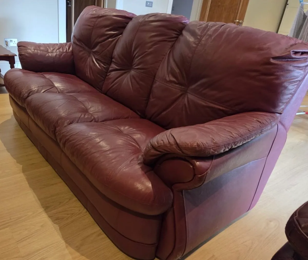 Leather Sofa - Image 3