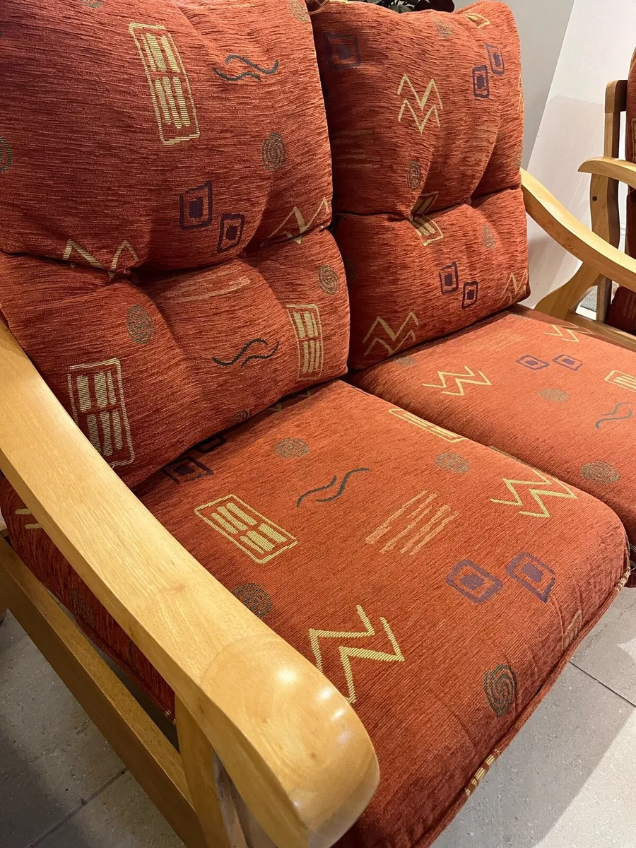Sofa Two Seater And Two Chairs - Image 3