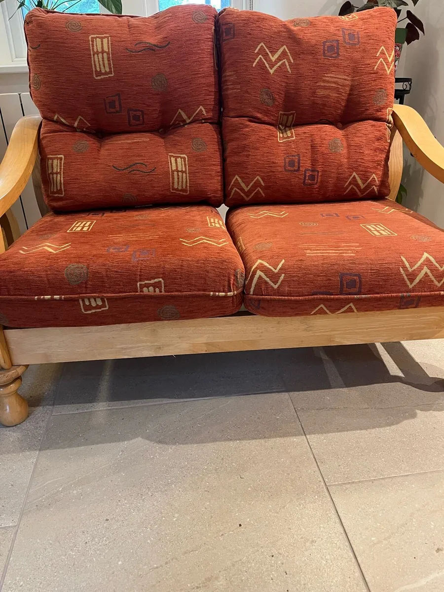 Sofa Two Seater And Two Chairs - Image 4