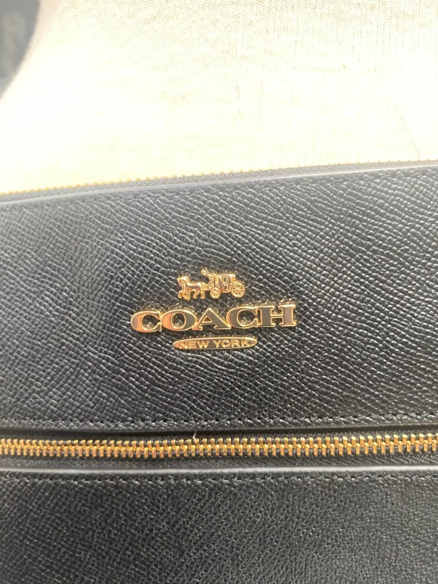 Coach Black Leather bag - Image 3