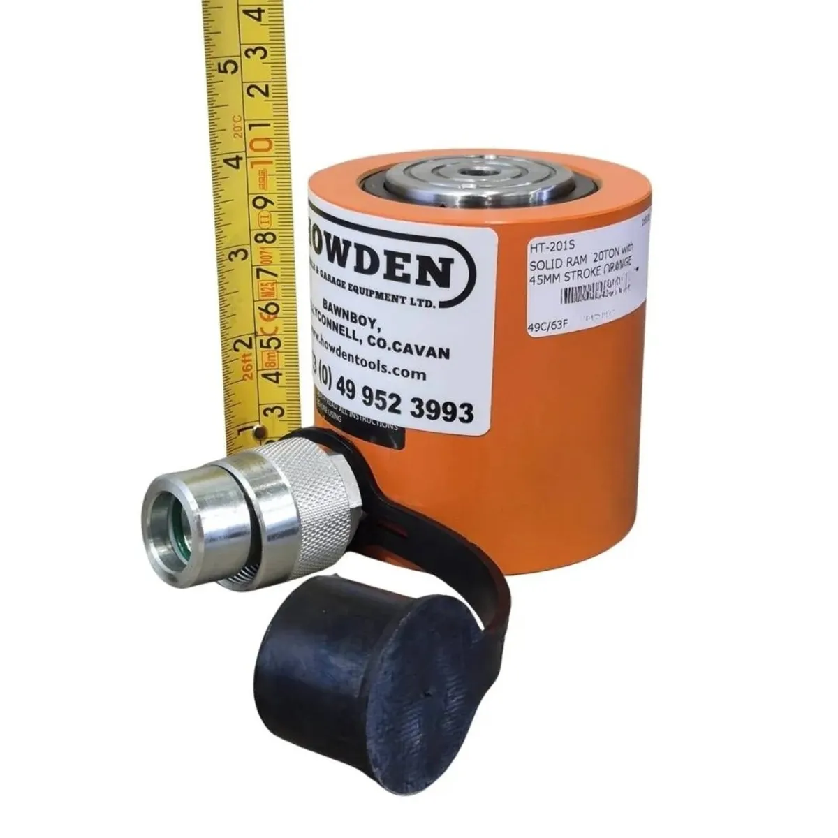 20-tonne Solid Hydraulic Ram with 45 mm Stroke - Image 2