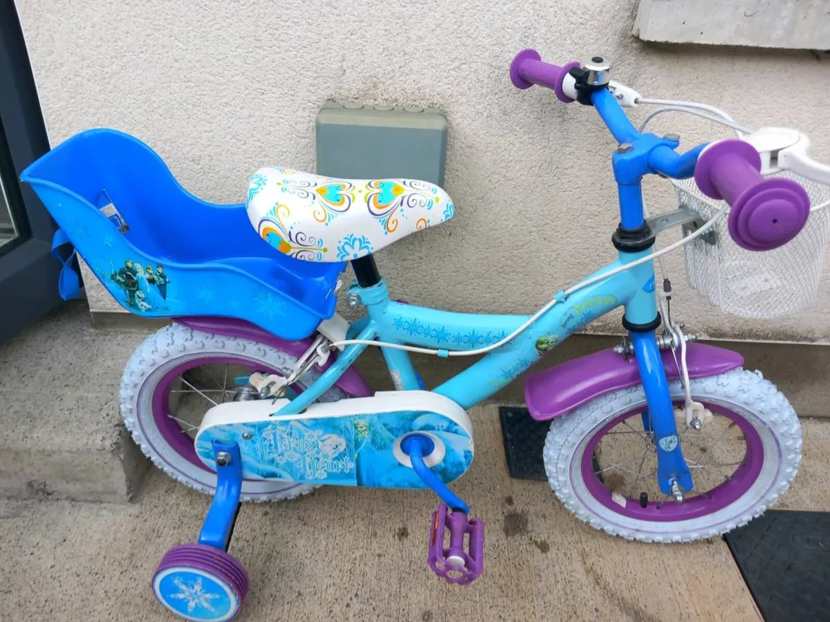Kids frozen bike size 12 inch wheels - Image 2