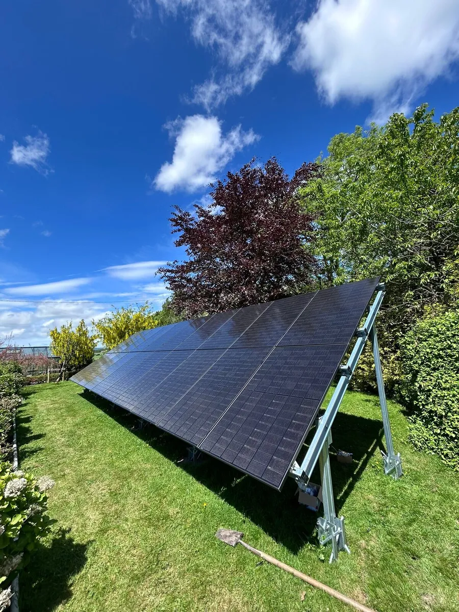 Solar ground mounting frame 22panels - Image 1