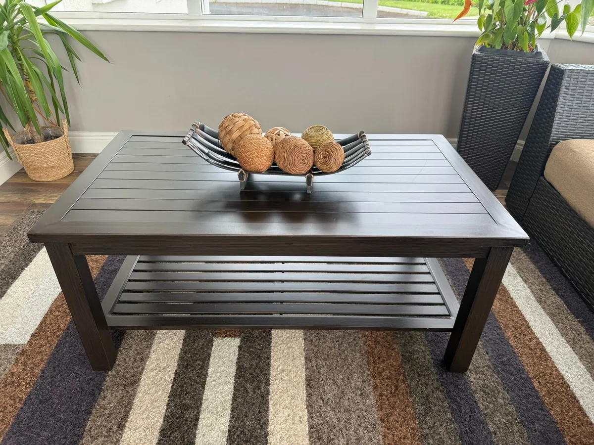 Metal Coffee table ideal for conservatory or patio - Image 1