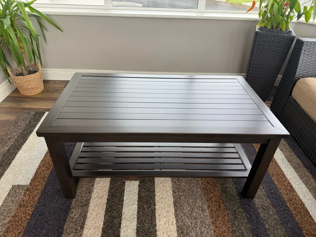 Metal Coffee table ideal for conservatory or patio - Image 2
