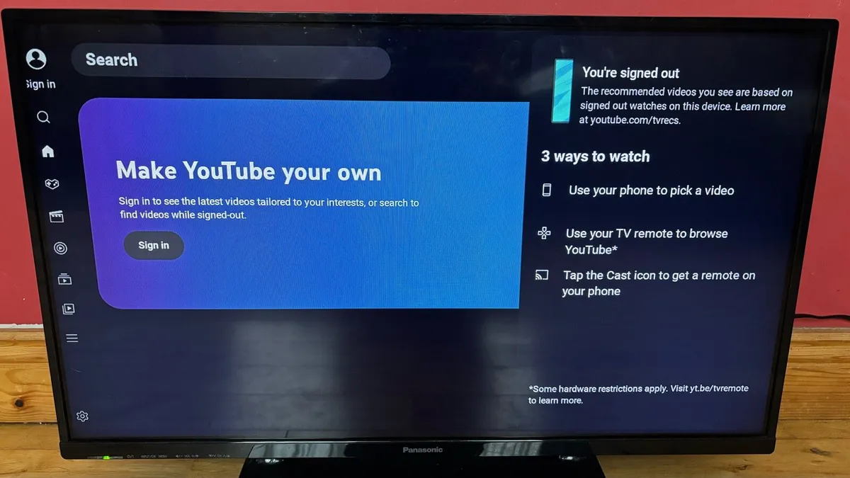 32” Panasonic TV with Google Chromecast - Image 3