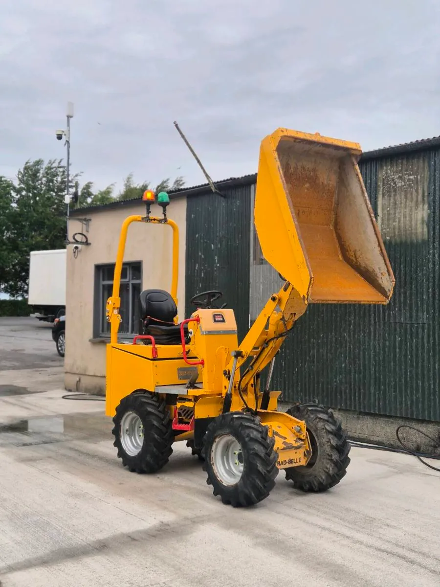 2022 belle altrad 1 tonne hi tip dumper - Image 1