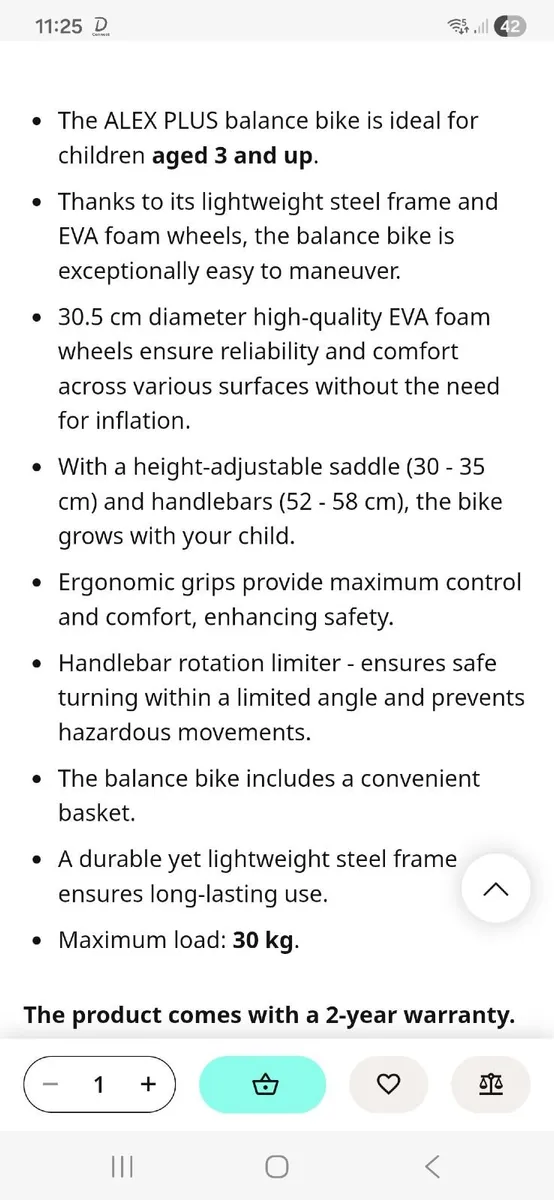Balance Bike - Image 3