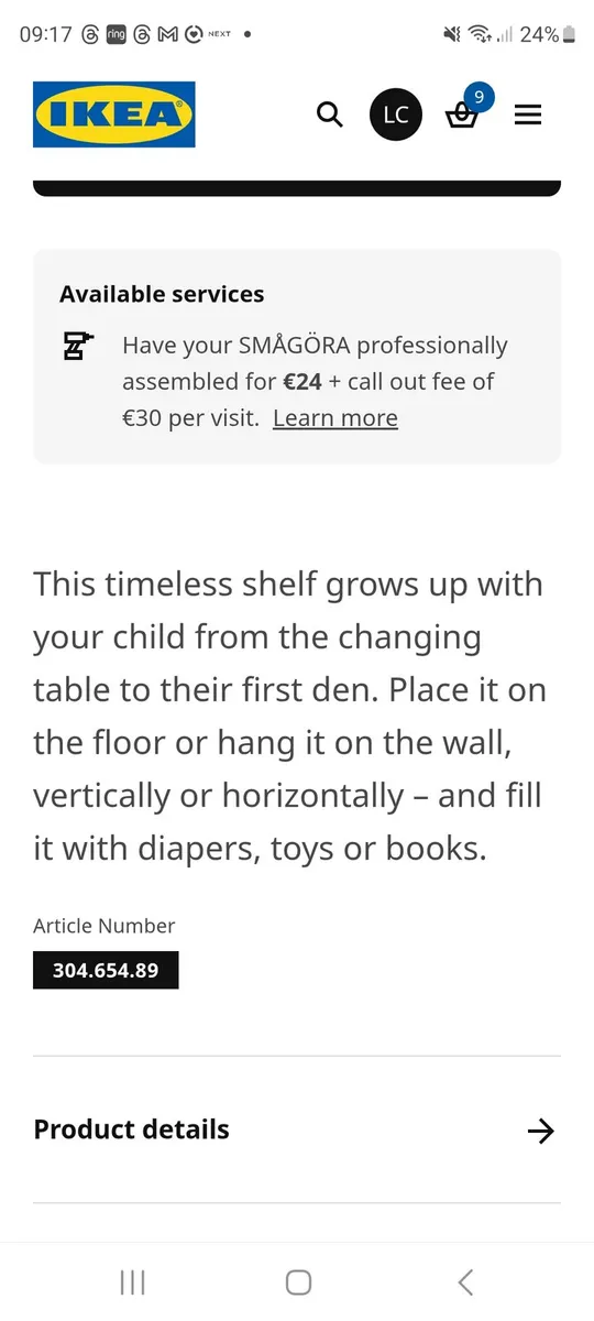 IKEA Children's Shelf Unit - Image 2