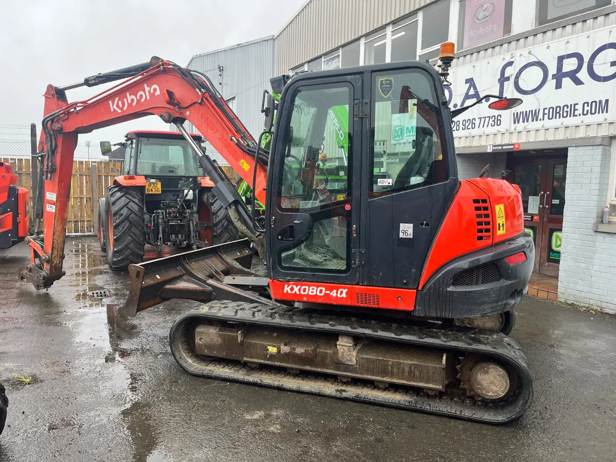 2018 Kubota KX080-4 - Image 1