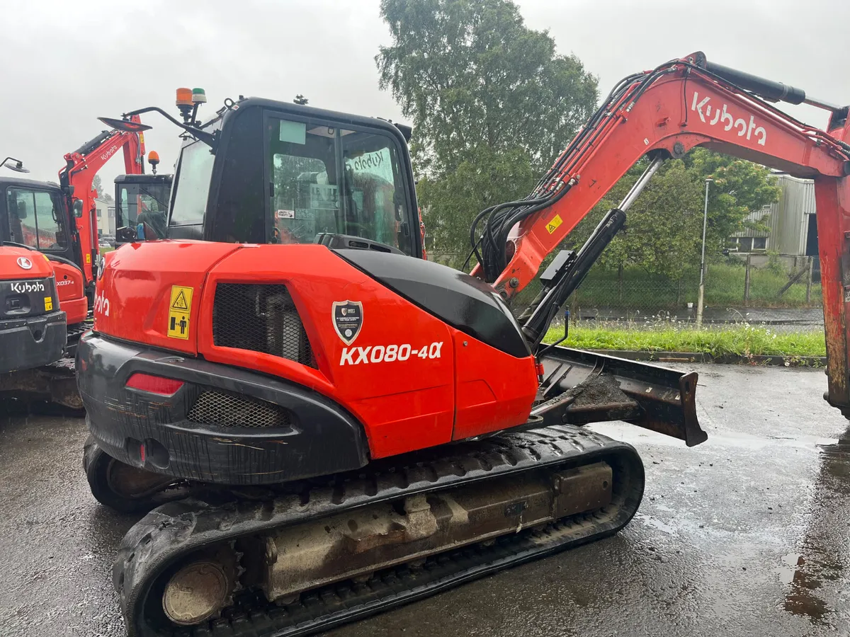 2018 Kubota KX080-4 - Image 3