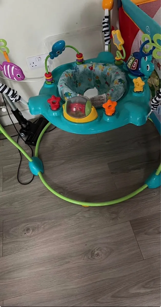 Jumperoo, Catepilllar Rocker & Race Car Walker - Image 2