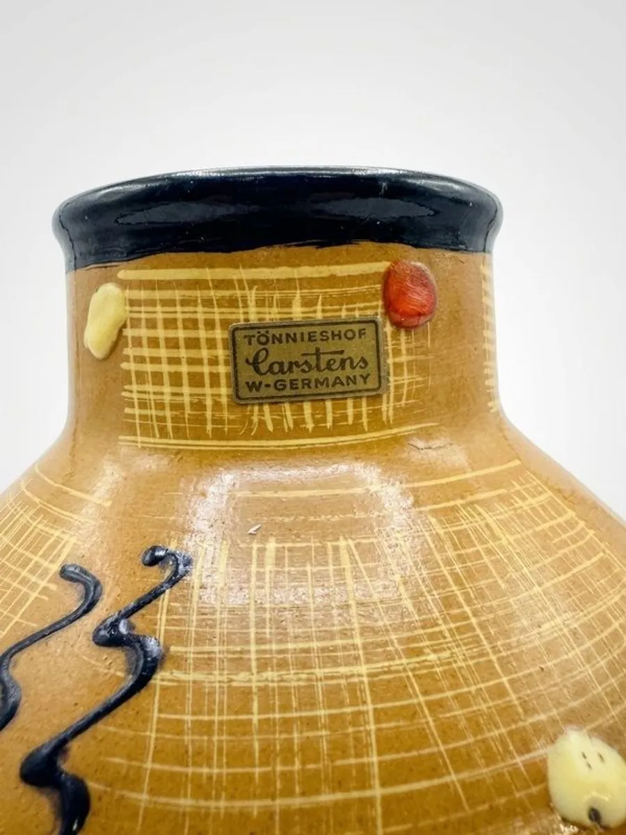 1960s Carstens Tonnieshof Vases, A Rare West German Ceramic Set - Image 2