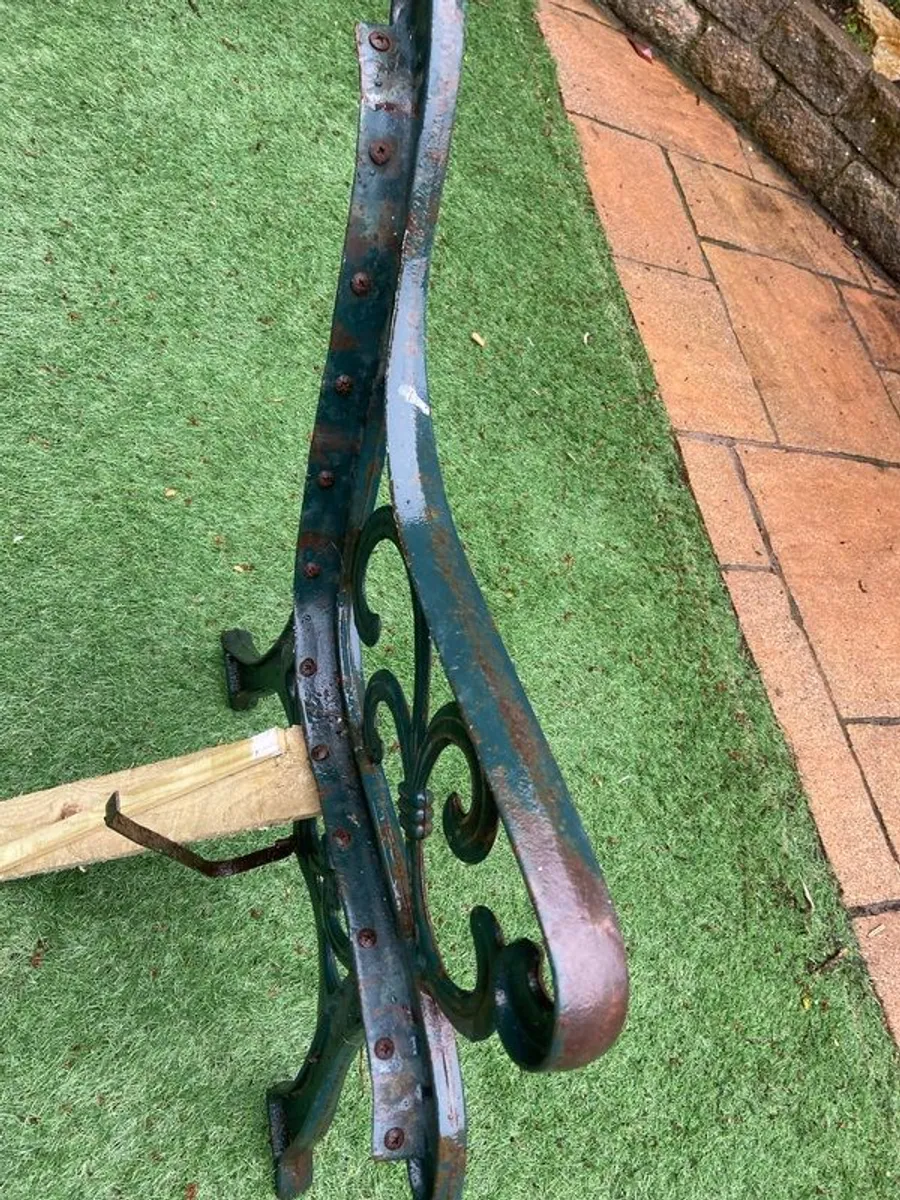 Garden bench ends - Image 1