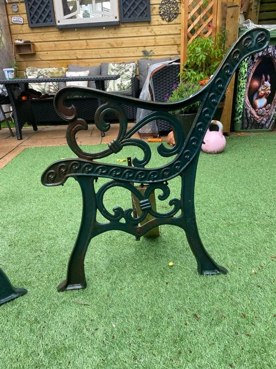 Garden bench ends - Image 2