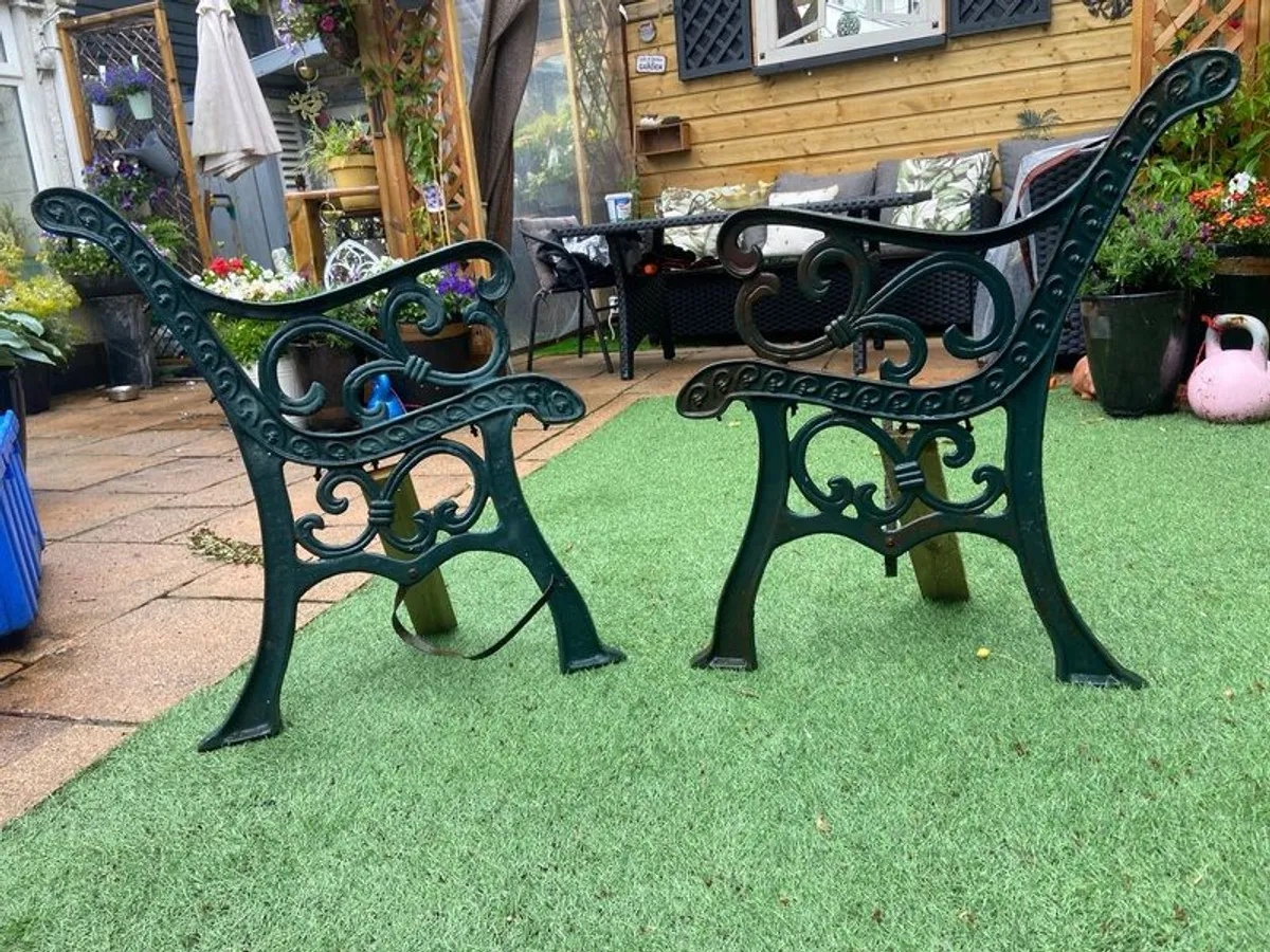 Garden bench ends - Image 4