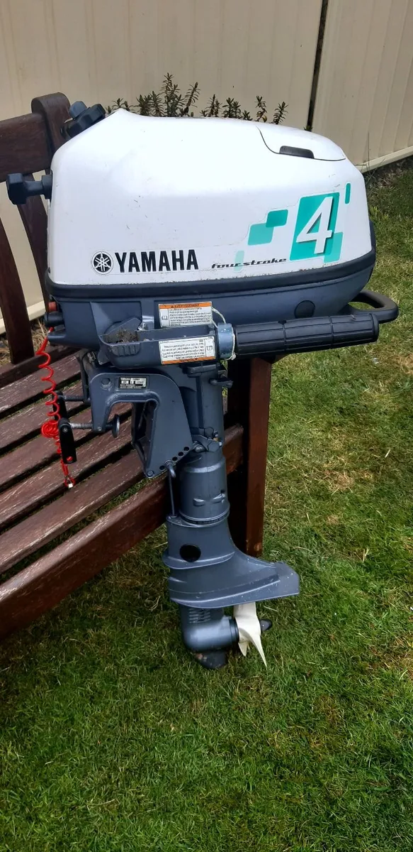 Yamaha 4HP, 4 Stroke, Shortshaft outboard engine - Image 2