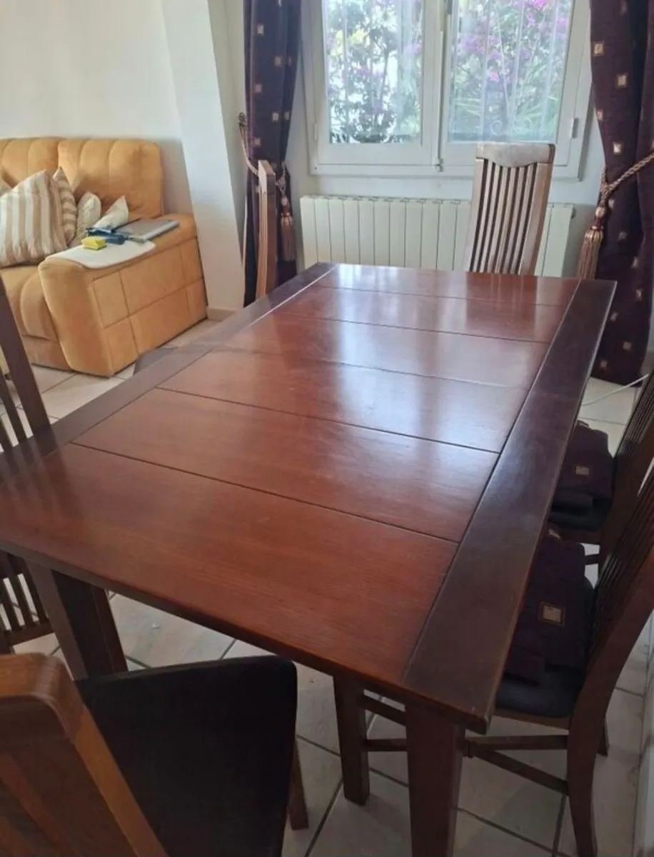 Mahogany Dining table - Image 4