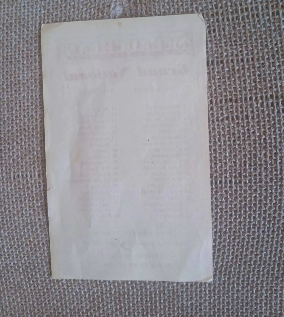 Rare Vintage 1960 Grand National Race Slip - Image 3