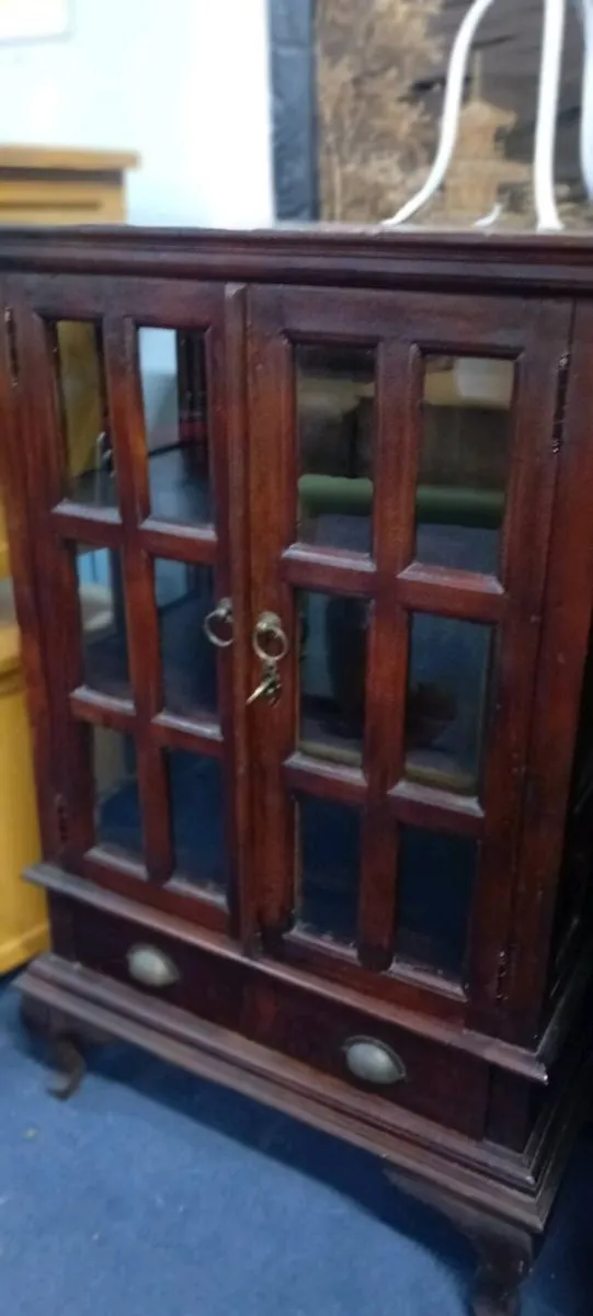 Hardwood Glazed Display Cabinet - Image 2