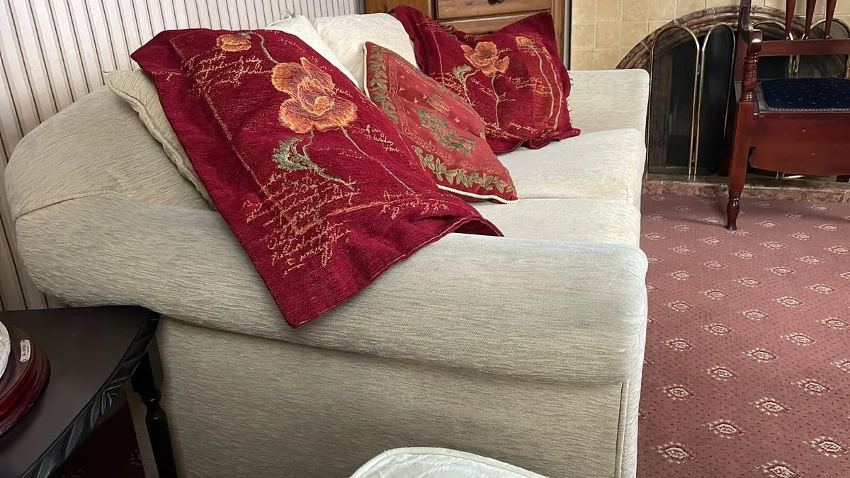 Three couches. 2 (two seater sofas) 1 (one seater) - Image 2