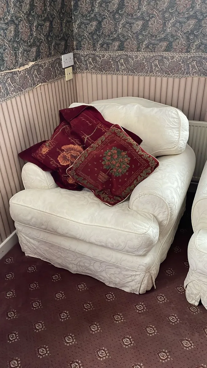Three couches. 2 (two seater sofas) 1 (one seater) - Image 3