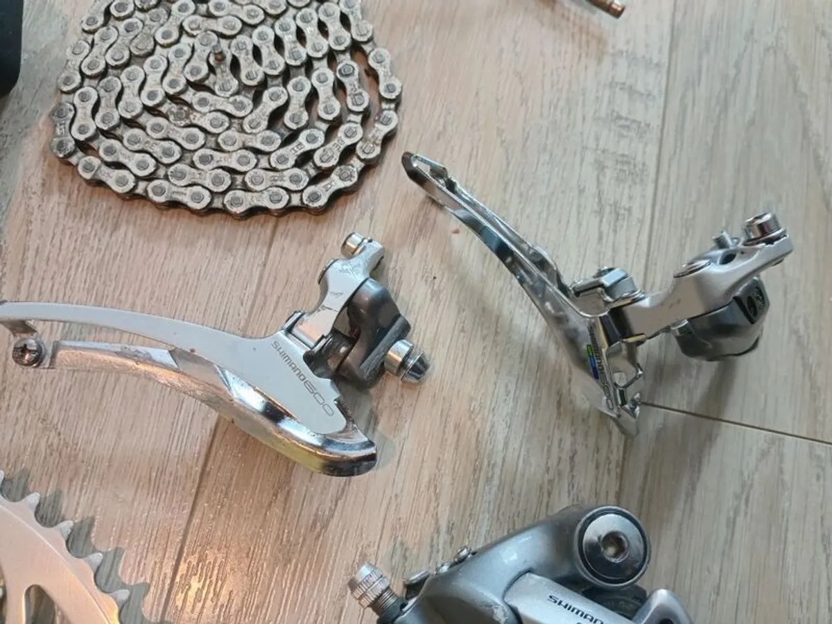 Full Shimano 600 Groupset 8 sp - Image 4