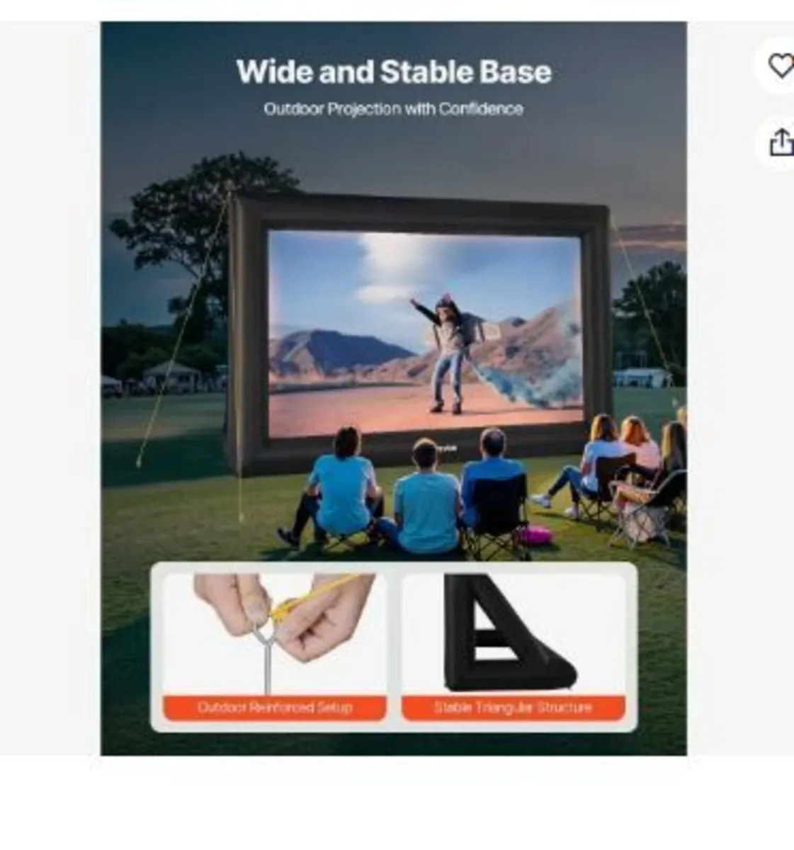 20 ft Inflatable Movie Screen - Image 1