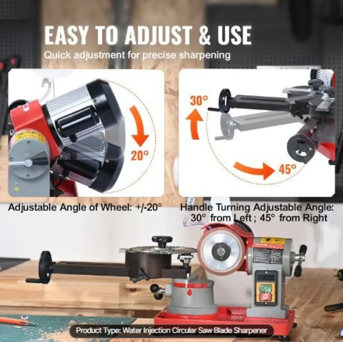 Circular Saw Blade Sharpener Grinder 370W - Image 2