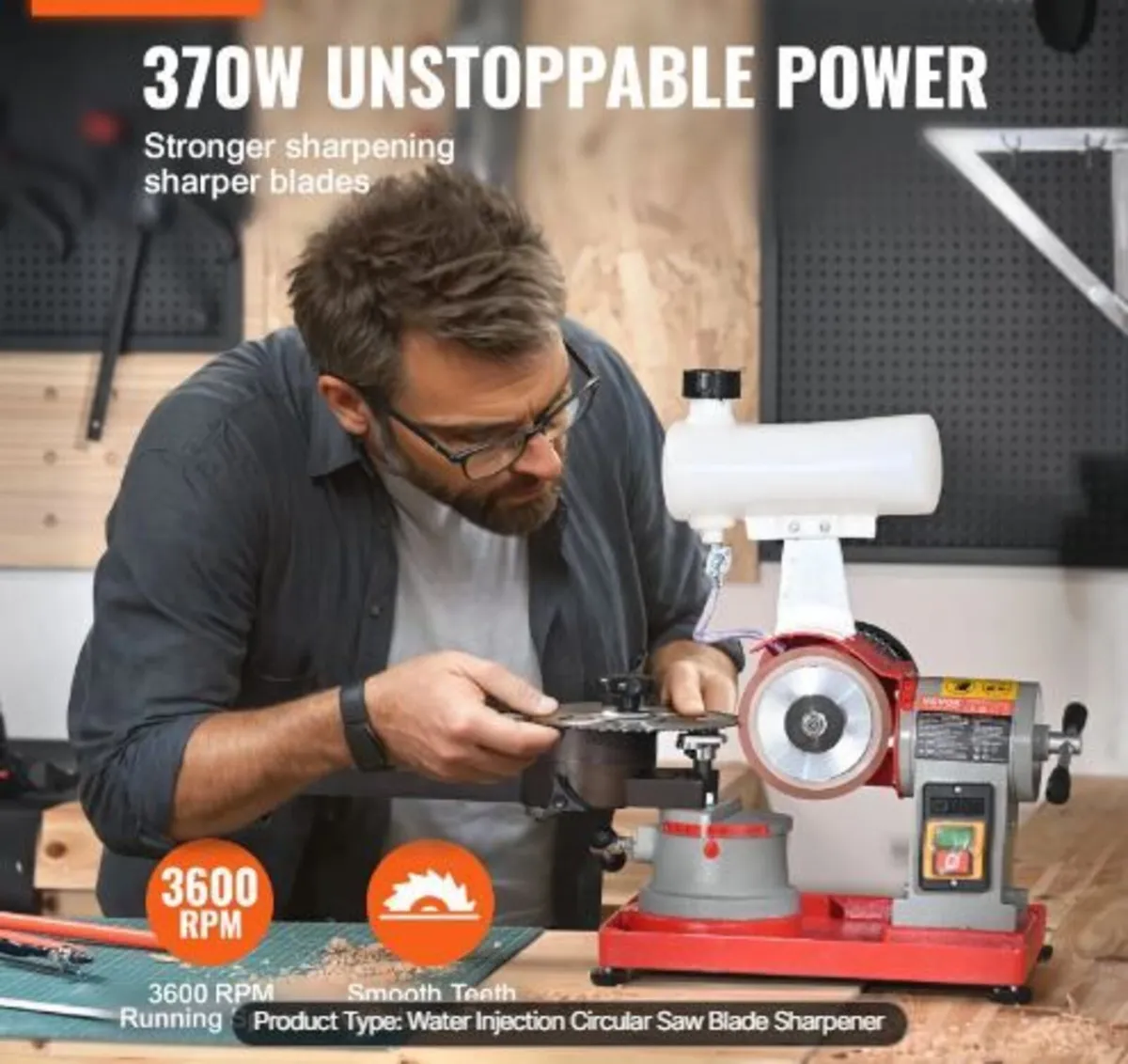 Circular Saw Blade Sharpener Grinder 370W - Image 3