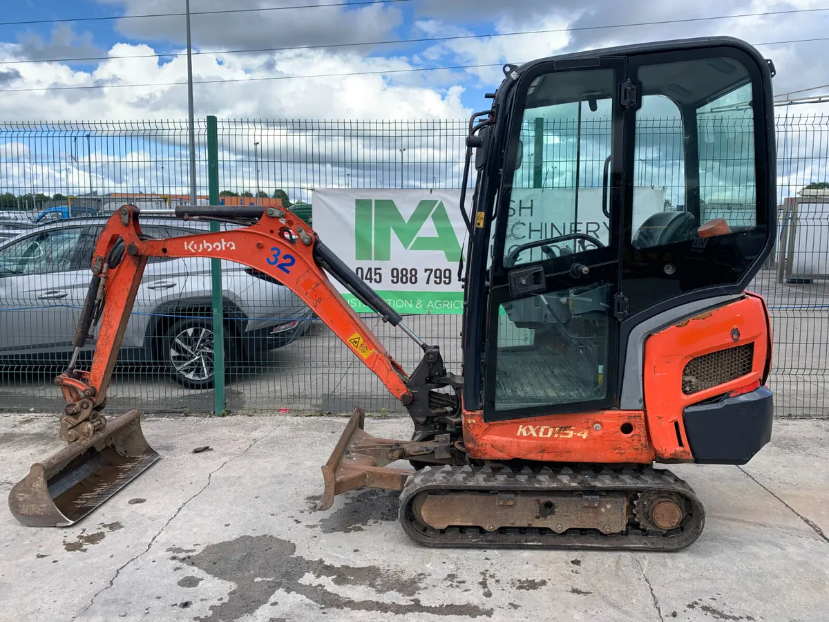 BID ONLINE NOW - 2014 KUBOTA KX015 MINI EXCAVATOR - Image 4