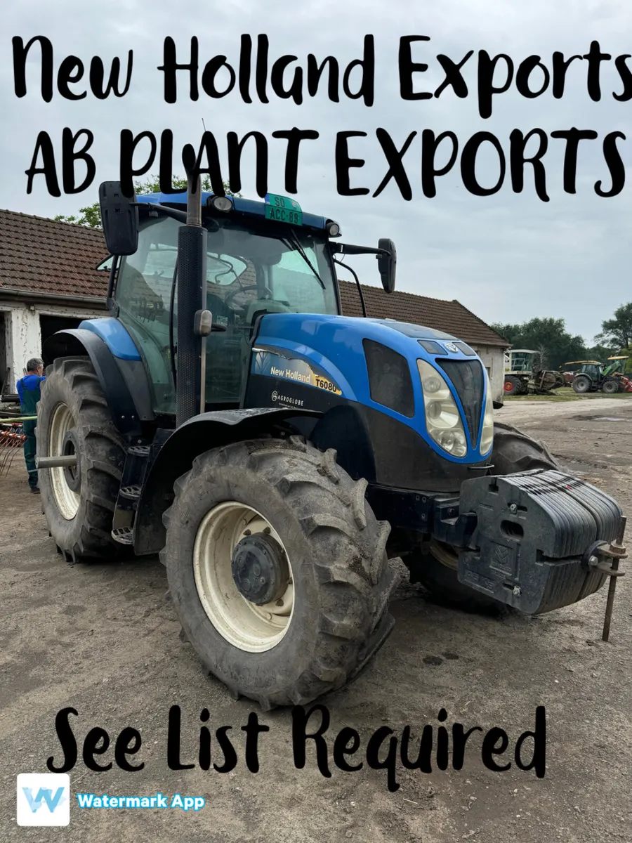 John Deere,New Holland,Fiat exports see lists - Image 1
