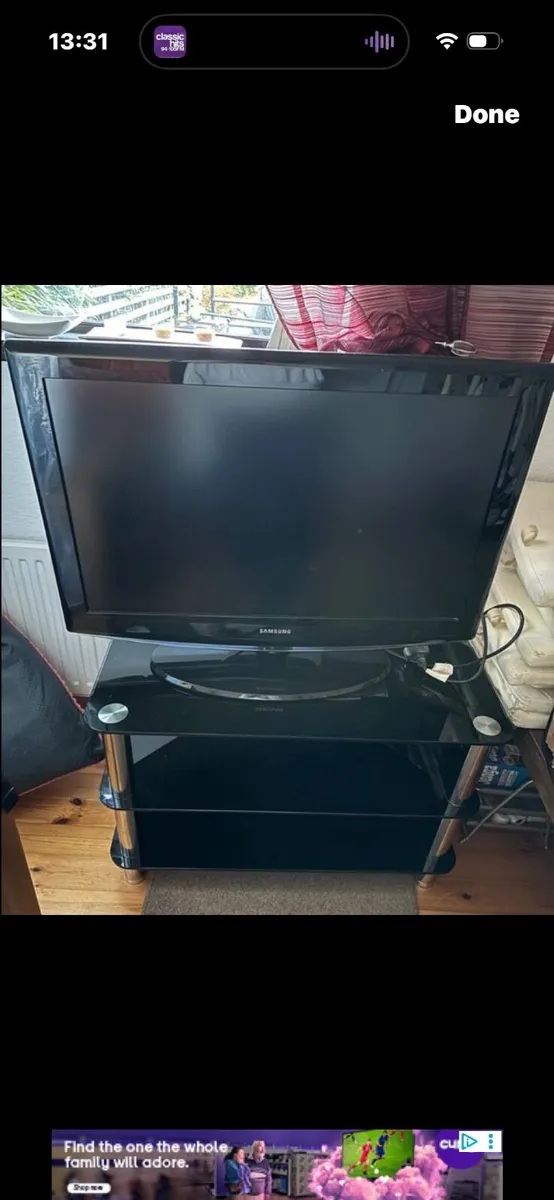 Tv and tv stand - Image 1