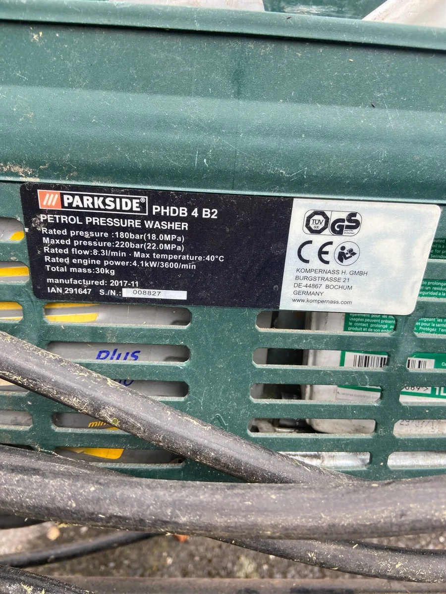 PARKSIDE power washer - Image 2