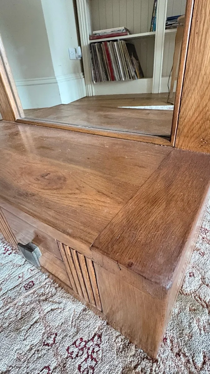 Solid wood vanity mirror - Image 2
