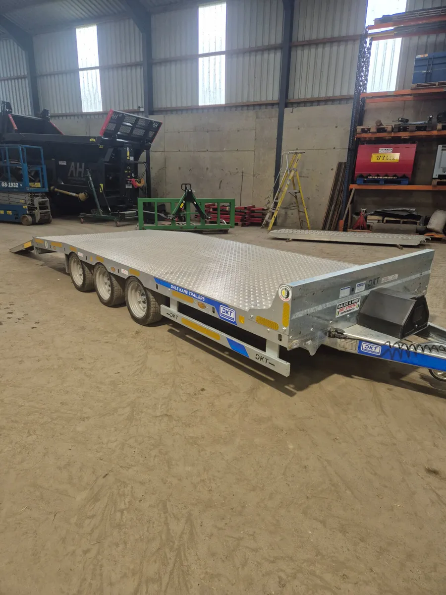 Dale Kane 16ft mini Lowloader  for hire - Image 1