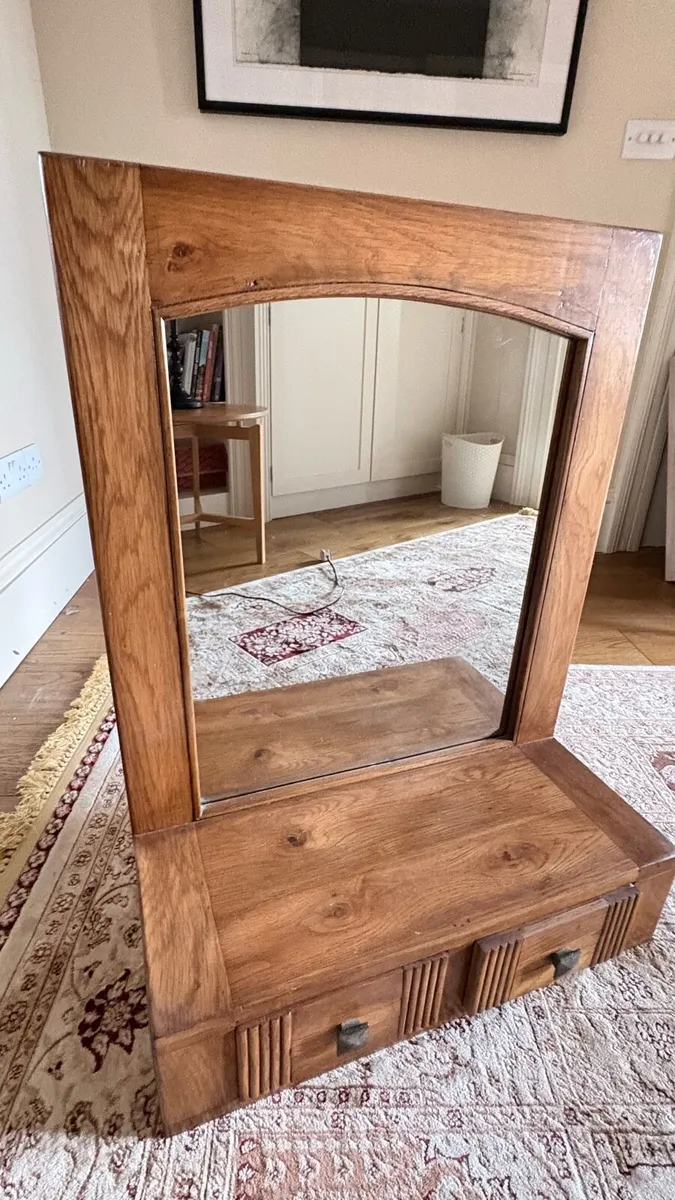 Solid wood vanity mirror - Image 4