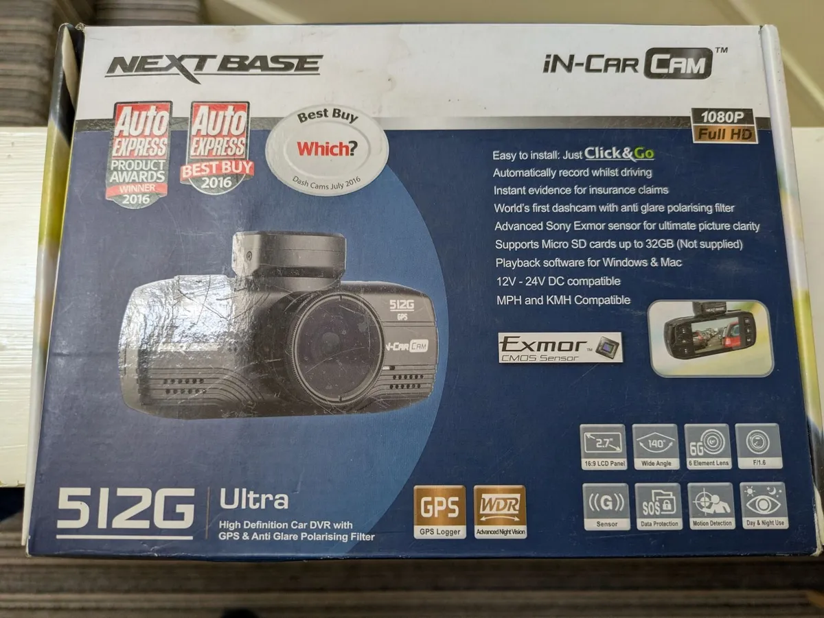 Nextbase 512G Ultra Dash Cam + 32GB Card - Image 1