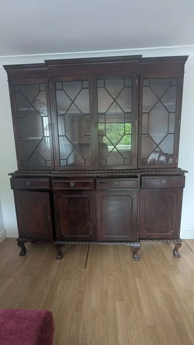Mahogany Wall Cabinet - Image 2