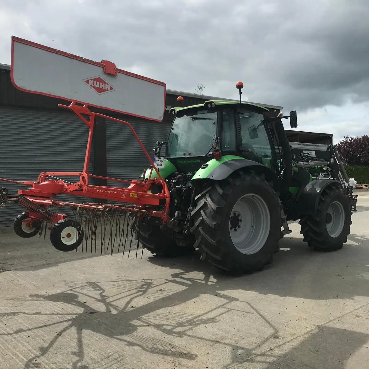 Kuhn single rotar  rake - Image 1