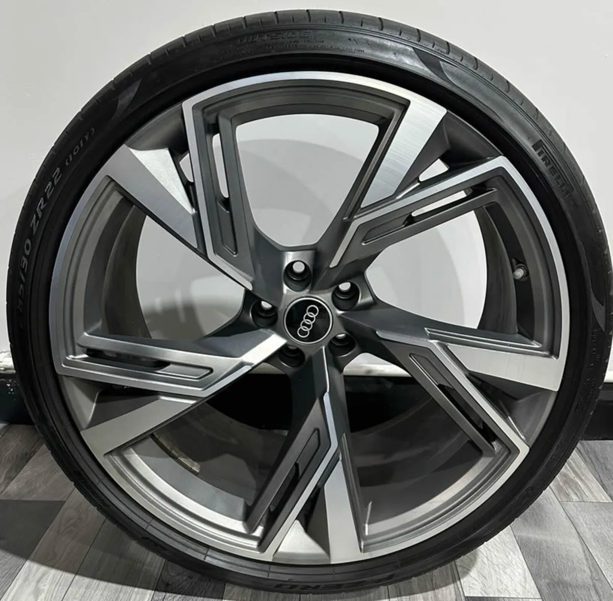 22" Genuine AUDI RS6 RS7 C8 Alloy Wheels & Tyres - Image 2