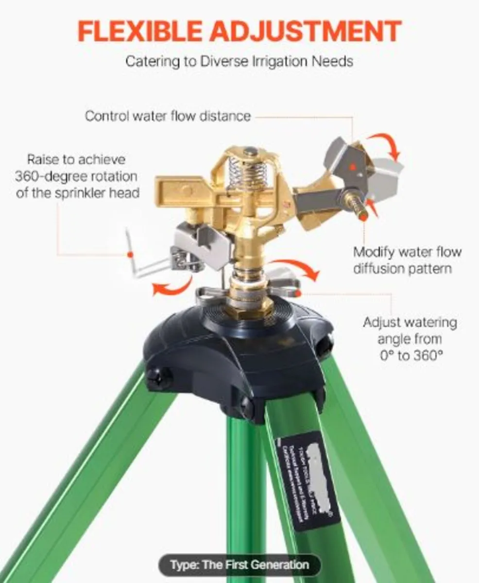 Impact Sprinkler on Tripod Base, 2 Packs, Heavy - Image 2