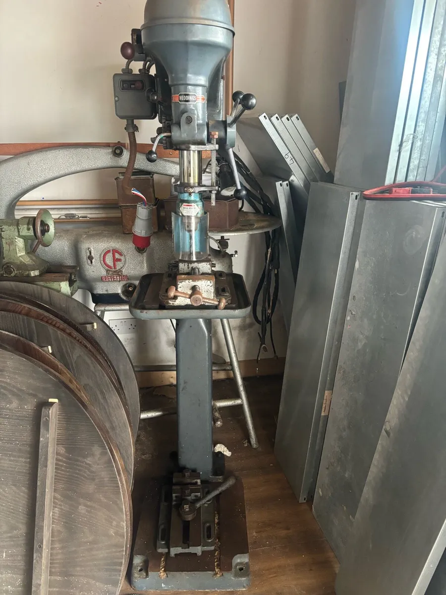 Meddings 3 ph floor standing drill - Image 1