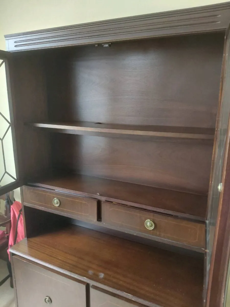 Mahogany Display Cabinet - Image 2