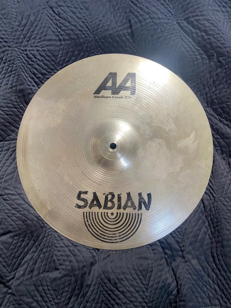 Sabian 16” crash cymbal - Image 1