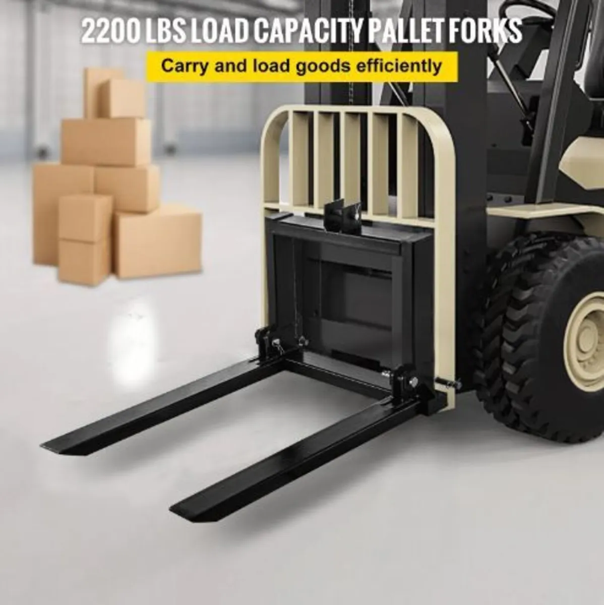3 Point Hitch Pallet Fork 907.2 kg, Fork Attachme - Image 3