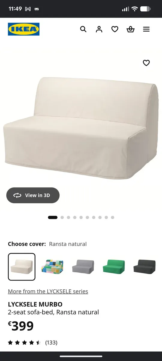 Sofa bed - Image 1