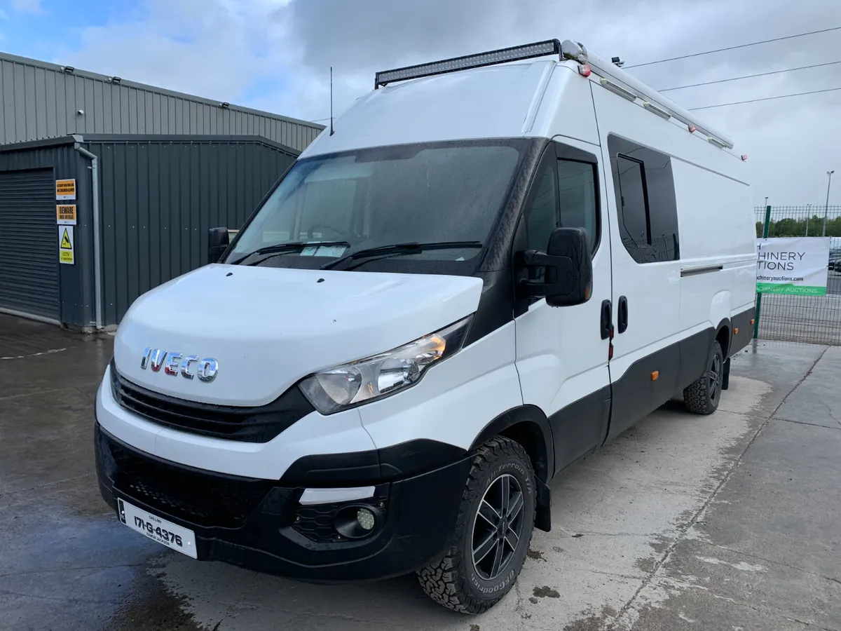 UNRESERVED 2017 IVECO DAILY 35C CAMPERVAN FOR AUCT - Image 1