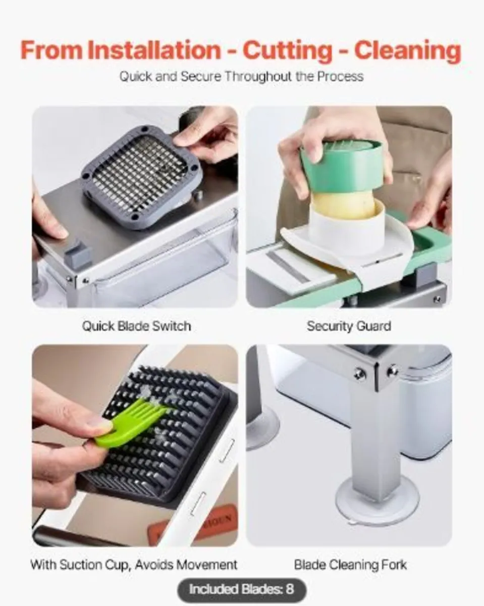Vegetable Chopper Mandoline Slicer - Image 2